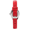 Petite 25mm Mickey Mouse Watch | White Dial & Red Leather Band