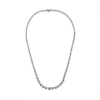 Royal Graduated Xl Round Tennis Necklace