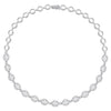 Royal Iced Oval Tennis Necklace