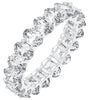 Royal Iced Oval Upave 5mm Eternity Band