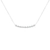 Iced 2mm Round Bar Necklace