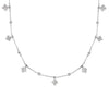 Iced 4mm Square-Cut Iv Necklace