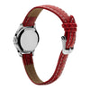 Petite 25mm Mickey Mouse Watch | White Dial & Croco Red Leather Band