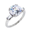 Royal Iced Round Trilogy Ring